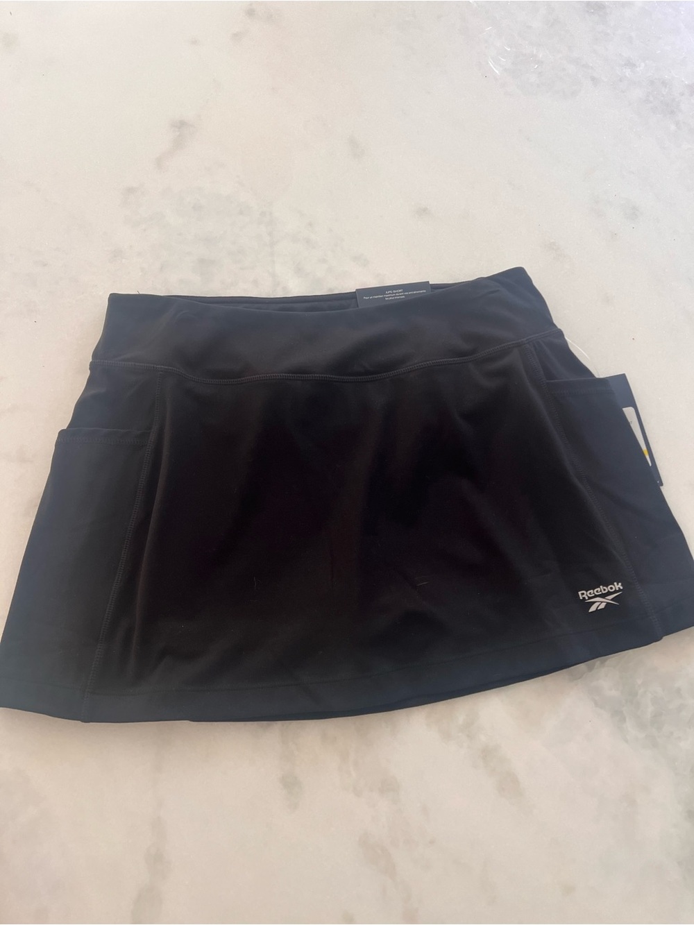 Reebok Black Athletic Skort with Built-In Shorts